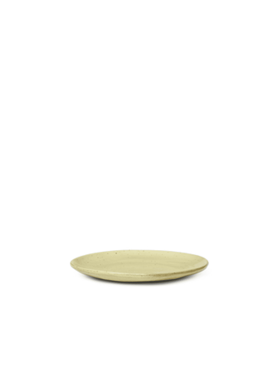 Ferm Living Flow Small Yellow Speckle 15cm Plate