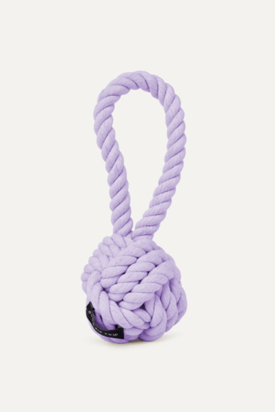 Maxbone Large Lavender Twisted Rope Toy