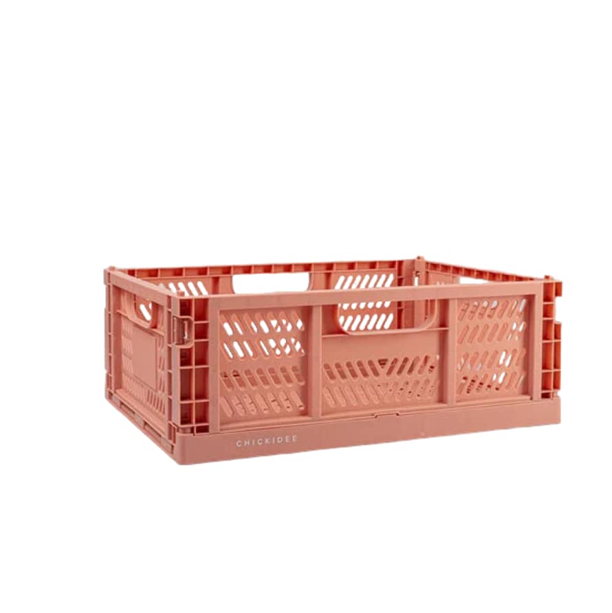 Chickidee Rust Biggie Folding Storage Crate