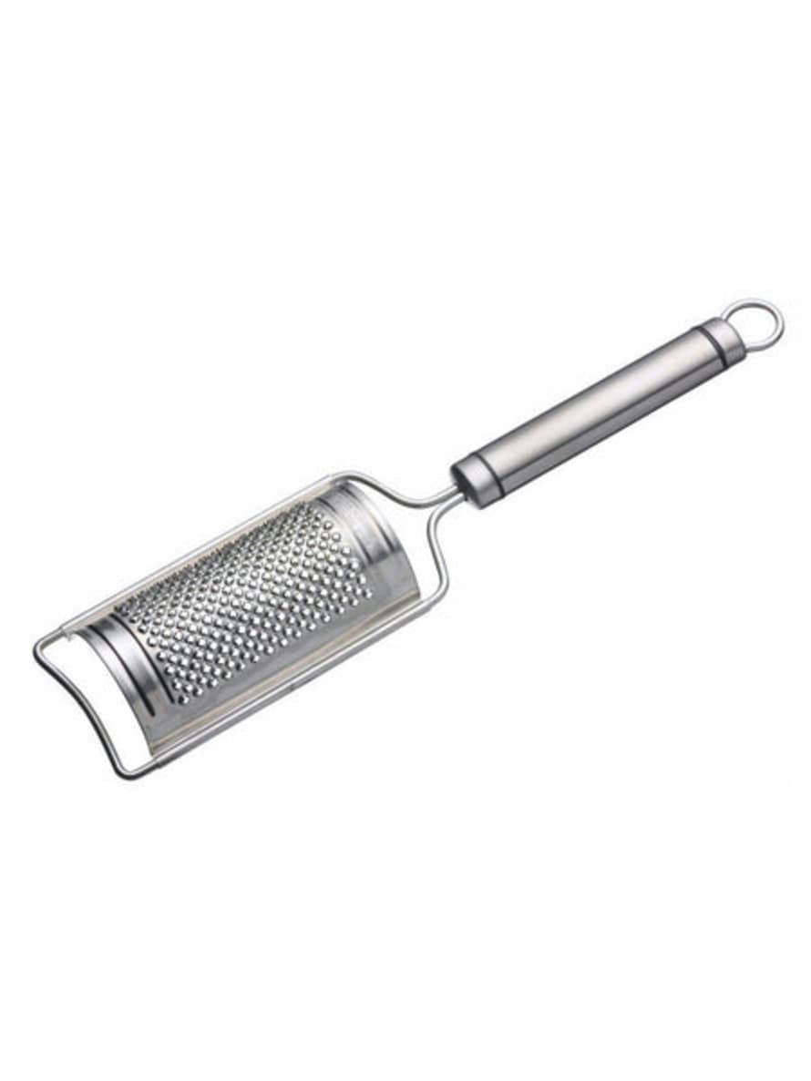 Kitchen Craft Oval Handled Professional Stainless Steel Curved Grater