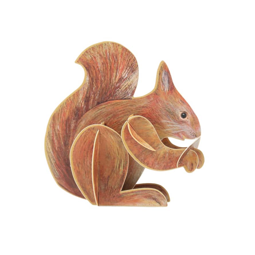Art Angels Set of 3 Pop-Out Card by Alice Melvin – Squirrel