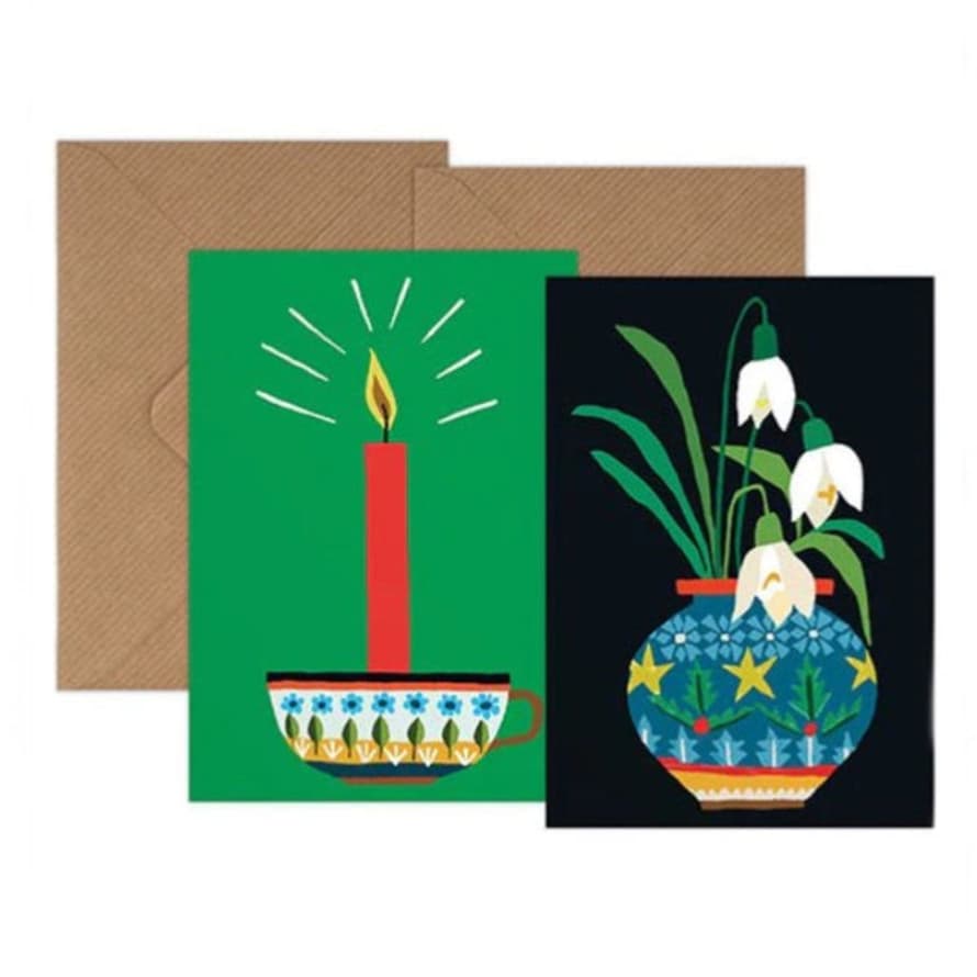 Julia Davey Christmas Mini Card Pack Of 6 By Brie Harrison
