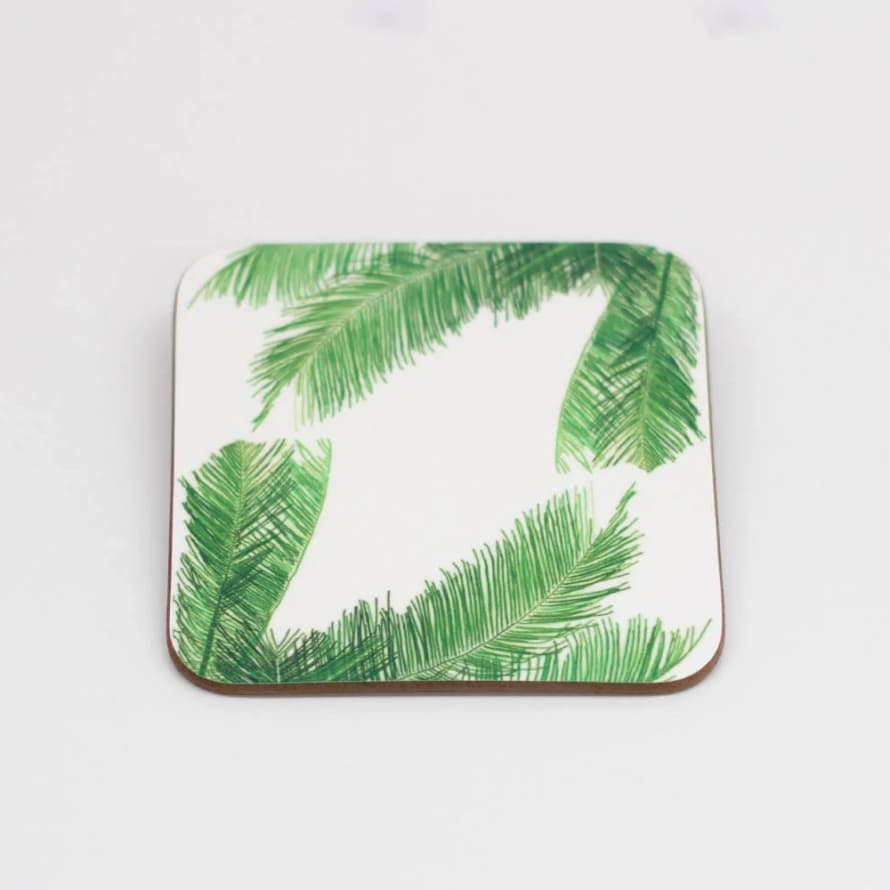 Rolfe & Wills Palm Tree Leaf Coaster