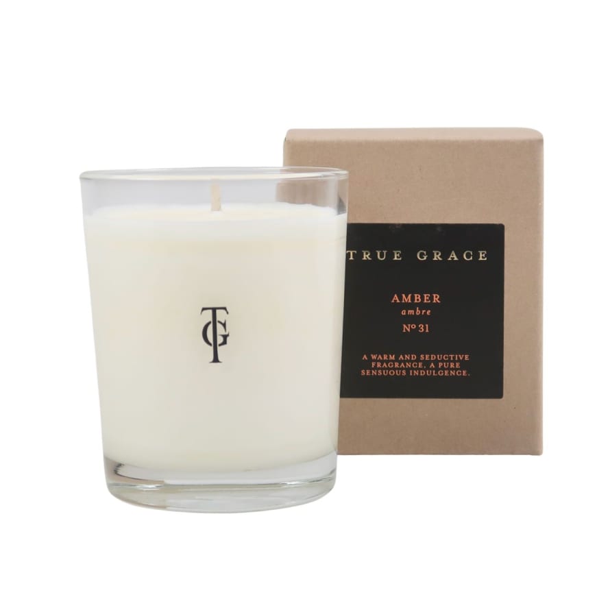 True Grace Amber Scented Candle by True Grace