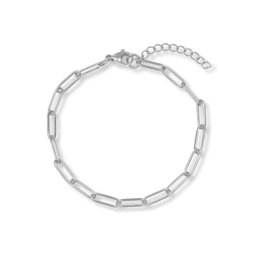 Julia Davey Cable Chain Silver Bracelet By Weathered Penny