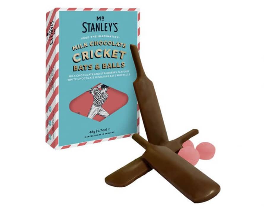 Mr Stanley Milk Chocolate Cricket Balls & Bats