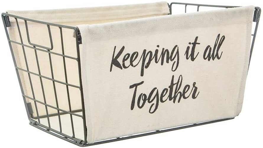 Sass & Belle  Wire Basket  "Keeping It All Together"