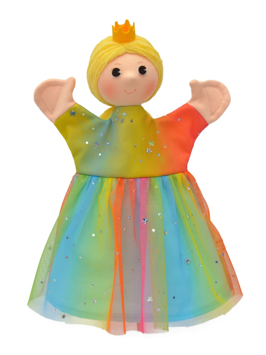 Bass et bass Rainbow Princess Hand Puppet