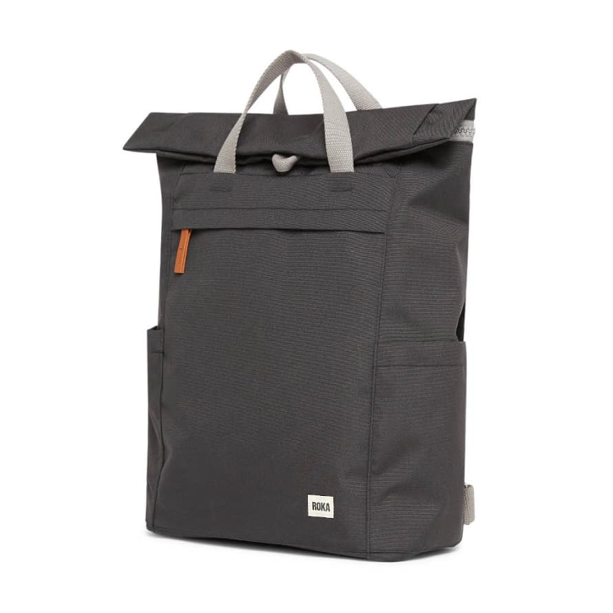 ROKA Roka Back Pack Finchley A Large In Recycled Sustainable Canvas In Ash