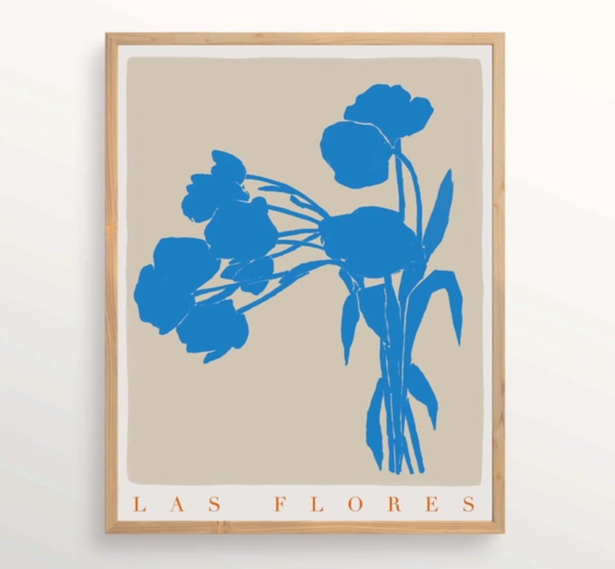 Carla Llanos Flowers #2 Print