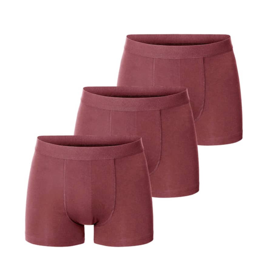 Bread and Boxers 3-pack Boxer Brief - Burgundy
