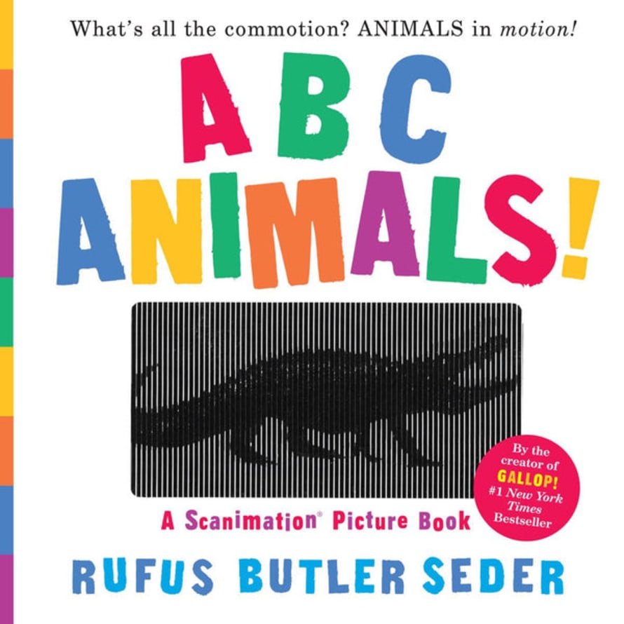 Workman Publishing Abc Animals Book - Scanimation Picture Book