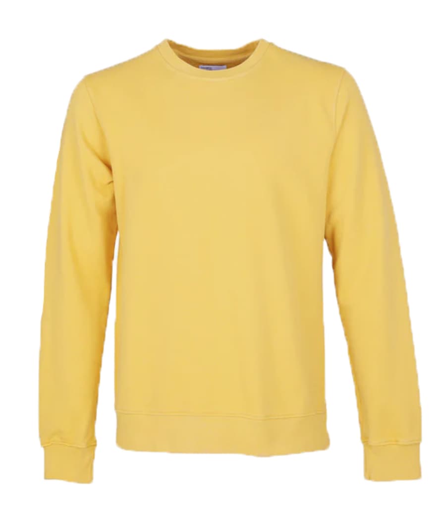Colorful Standard Classic Organic Crew Neck Sweatshirt (Lemon Yellow)