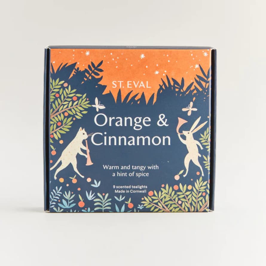 St Eval Candle Company - Orange & Cinnamon Tealights