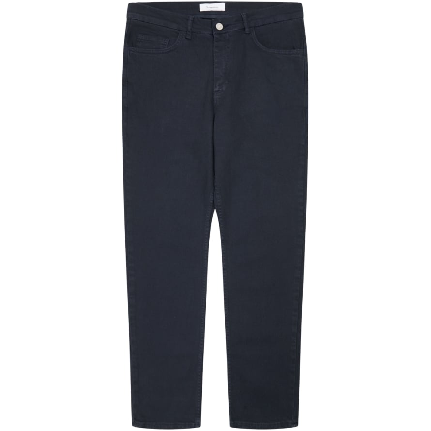 Knowledge Cotton Apparel  70349 Tim tapered Twill Pant Total Eclipse