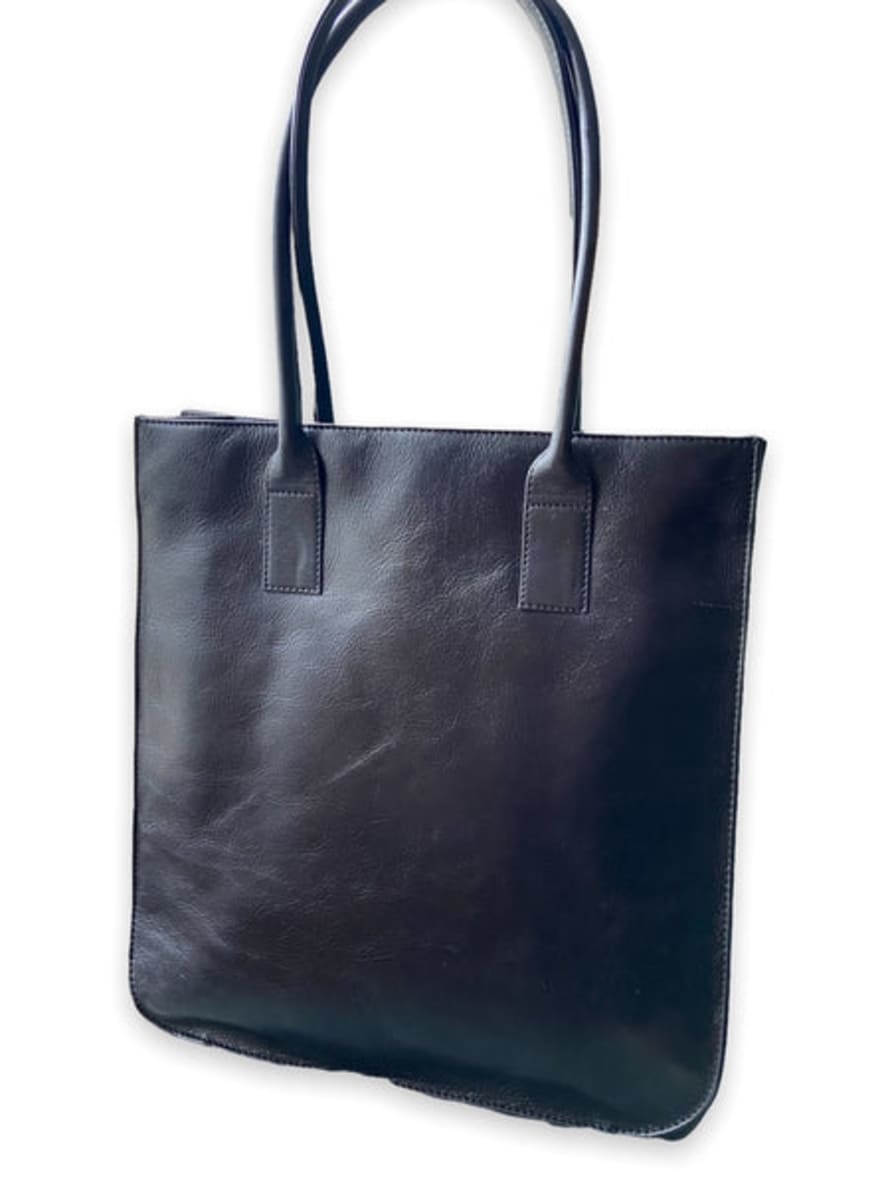 Trouva: Black Leather Heida Bag