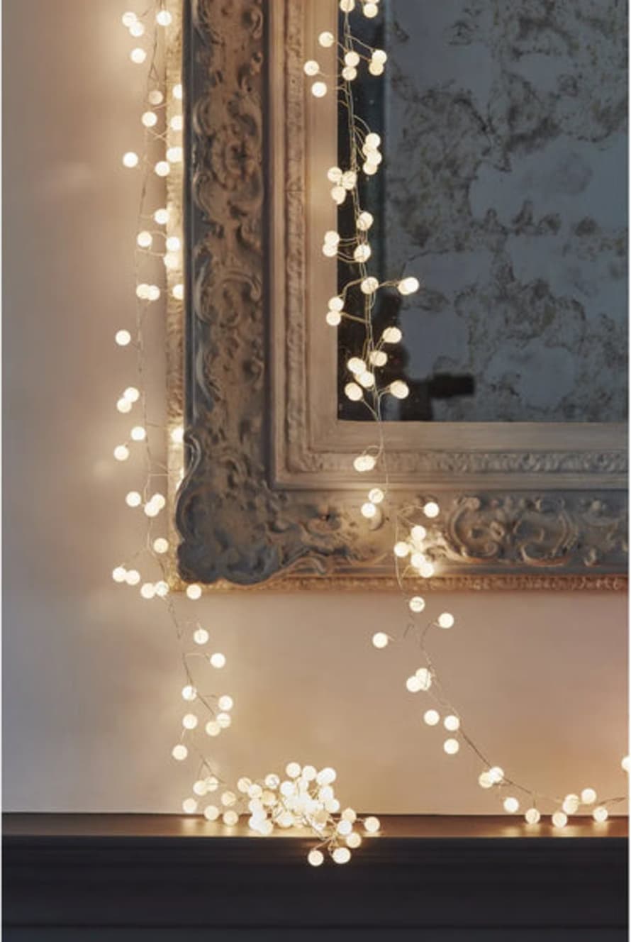 Lightstyle London Snowberry White Light Chain Garland  (Battery)