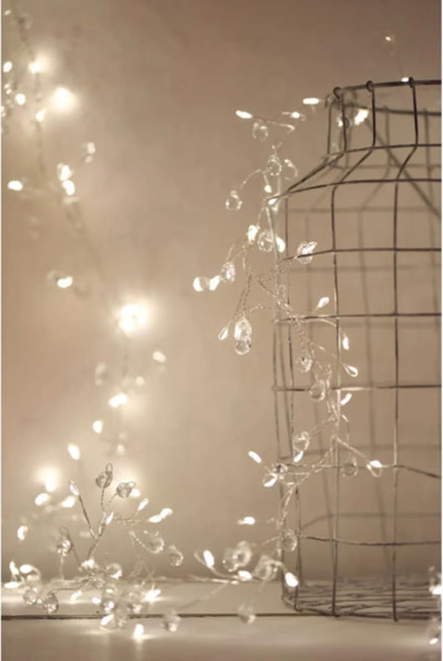 Lightstyle London Crystal Cluster Light Chain Garland (Mains)