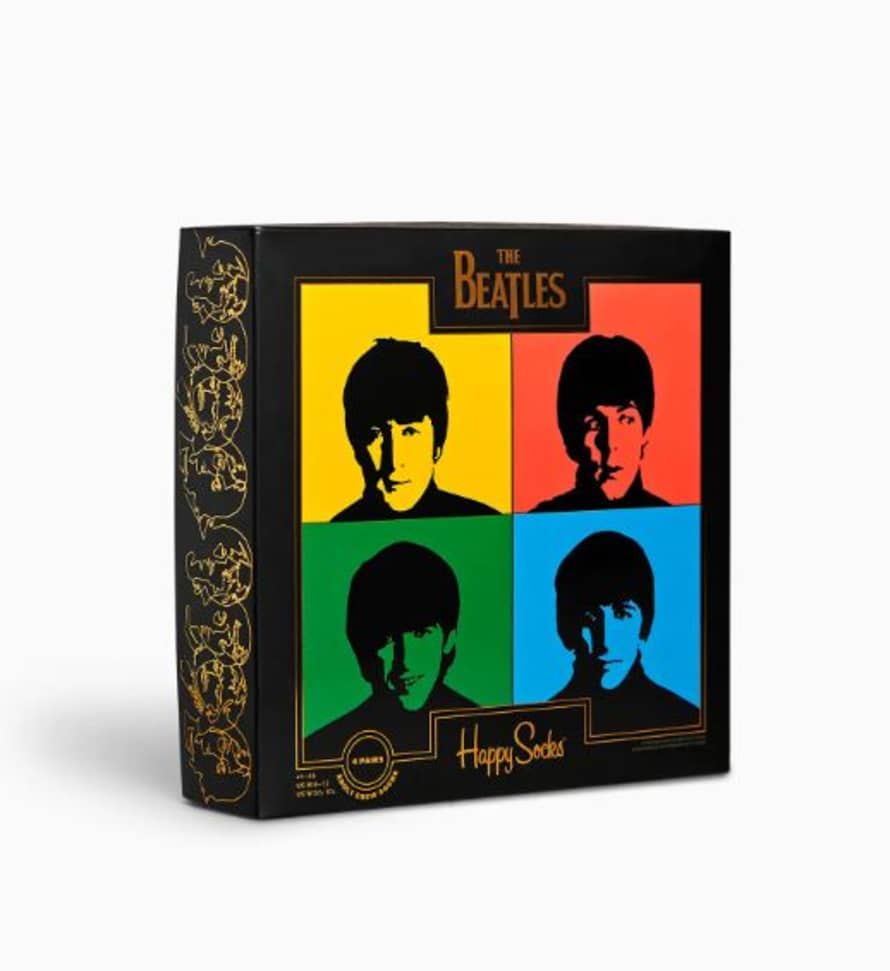 Happy Socks  Happy Socks Men's The Beatles 4-Pack Gift Set 41-46