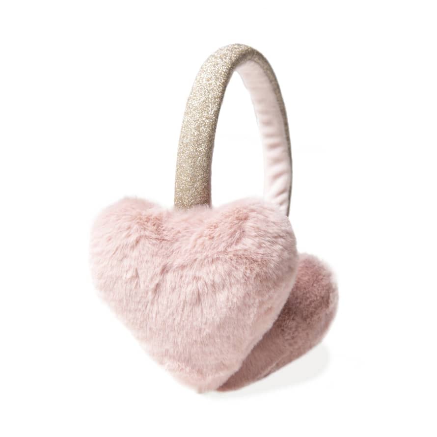 Rockahula Fluffy Love Heart Earmuffs