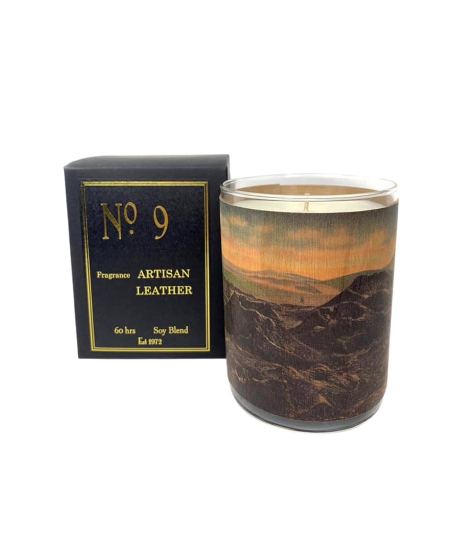 Spitfire Girl No 9 Artisan Leather Candle