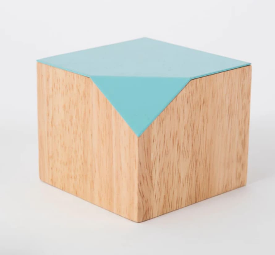 Block Design Cut-Away Storage Box