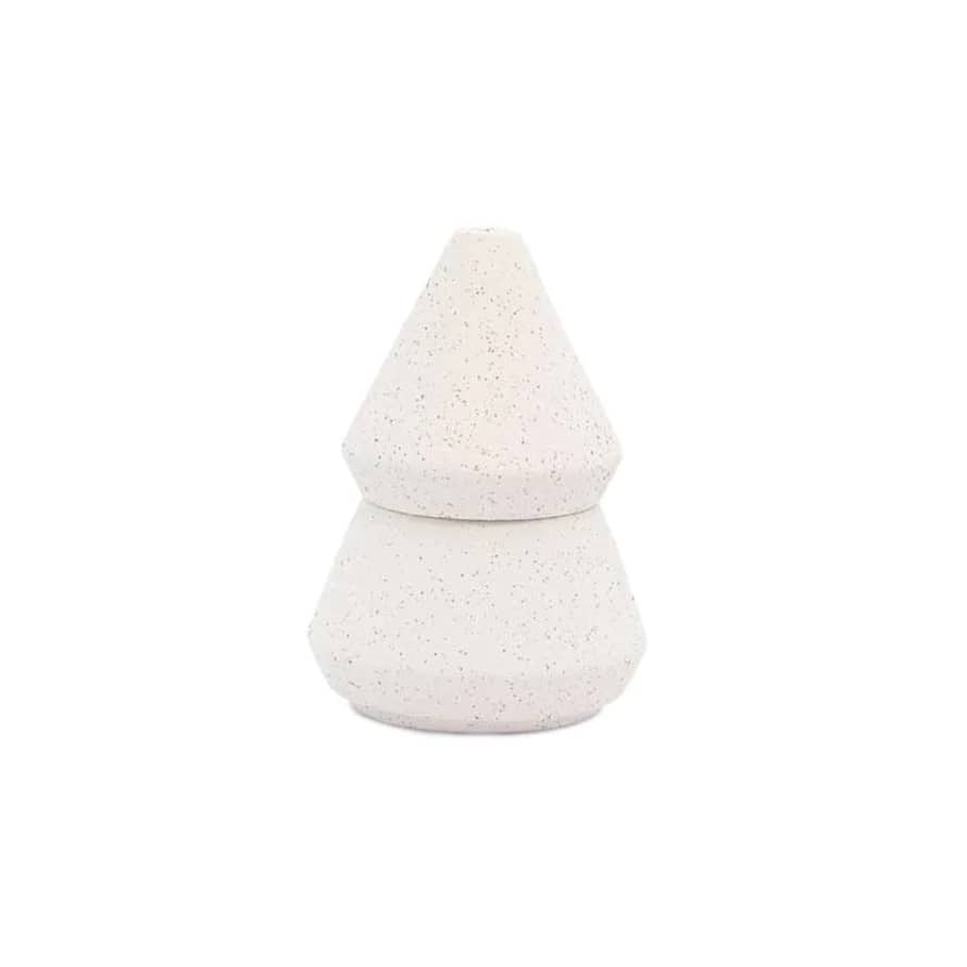 Paddywax Cypress & Fir Tree Stack - Ceramic Candle (White)