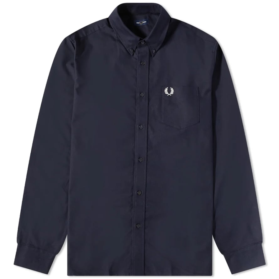 Fred Perry Fred Perry Authentic Oxford Shirt Light Navy