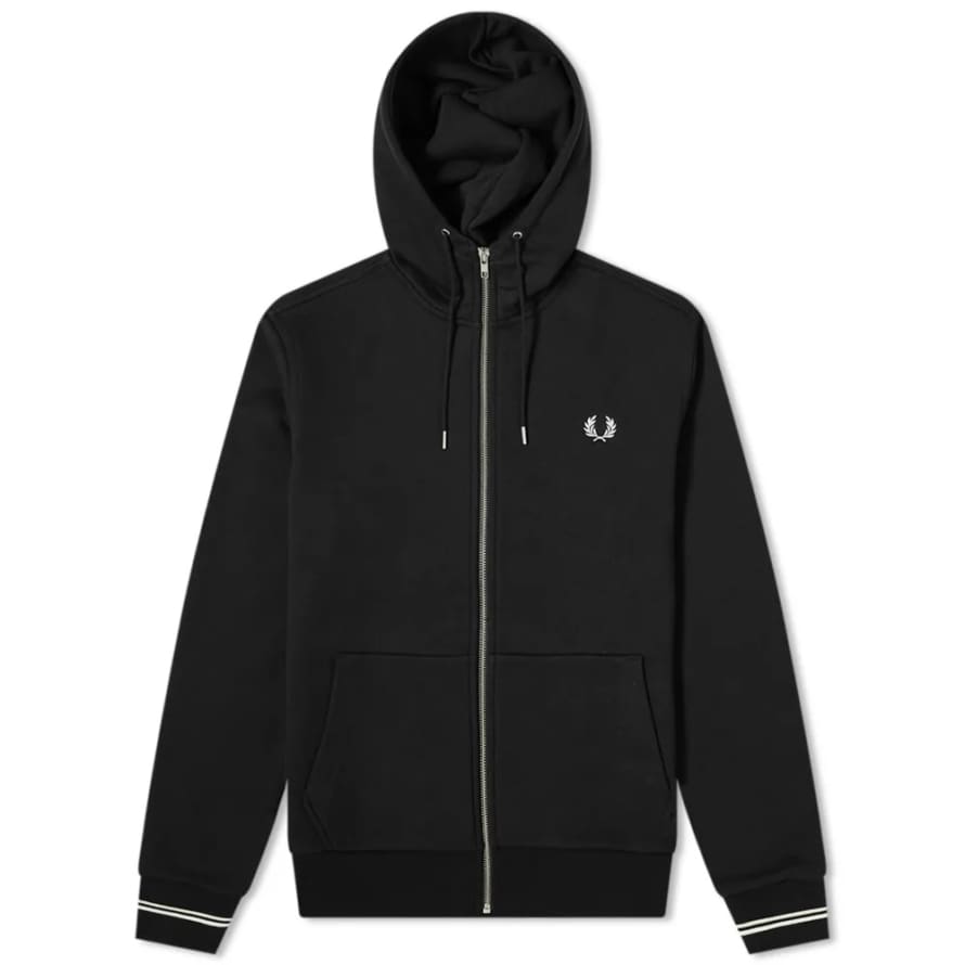 Fred Perry Fred Perry Authentic Zip Hoody Black