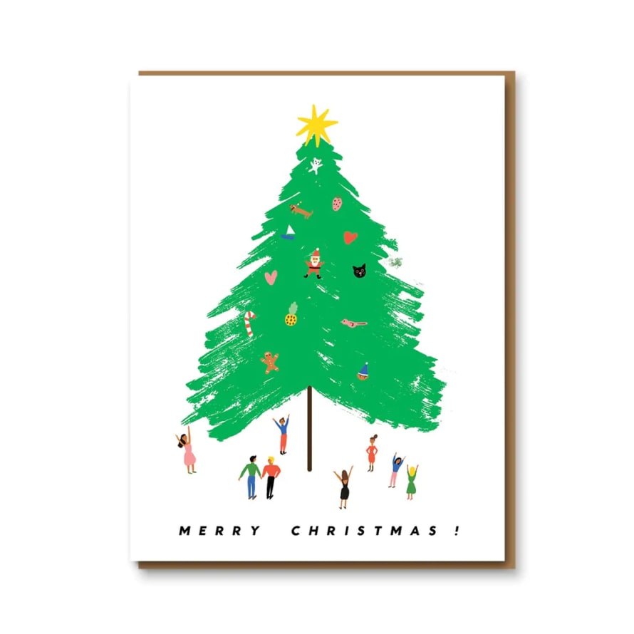 1973 Giant Christmas Tree Cards - Boxed Set of 8