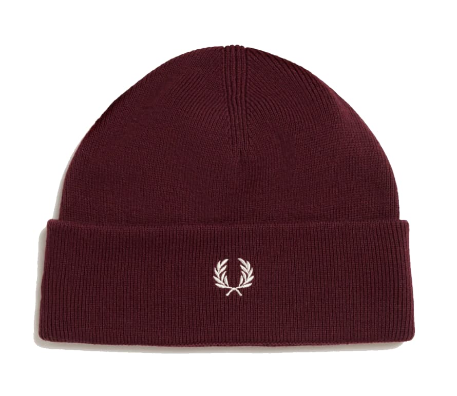 Fred Perry Fred Perry Merino Wool Beanie Oxblood