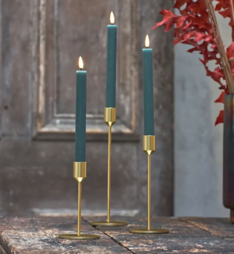 Two Ducks Lifestyle Lightstyle London - Gold Candle Holders