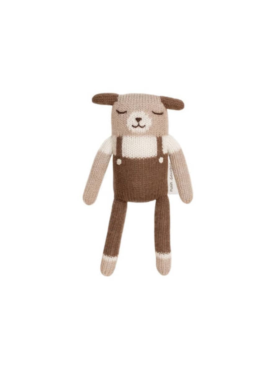 Organic Zoo Puppy Soft Toy - Nut Overalls
