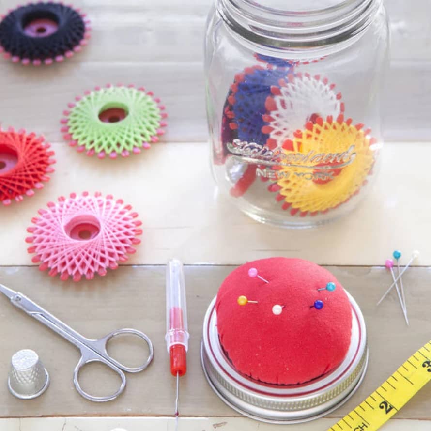 Kikkerland Design Sewing Kit In A Jar