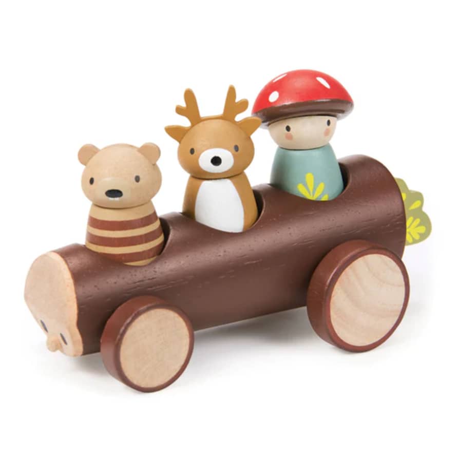 Tender Leaf Toys Wooden Timber Taxi Toy