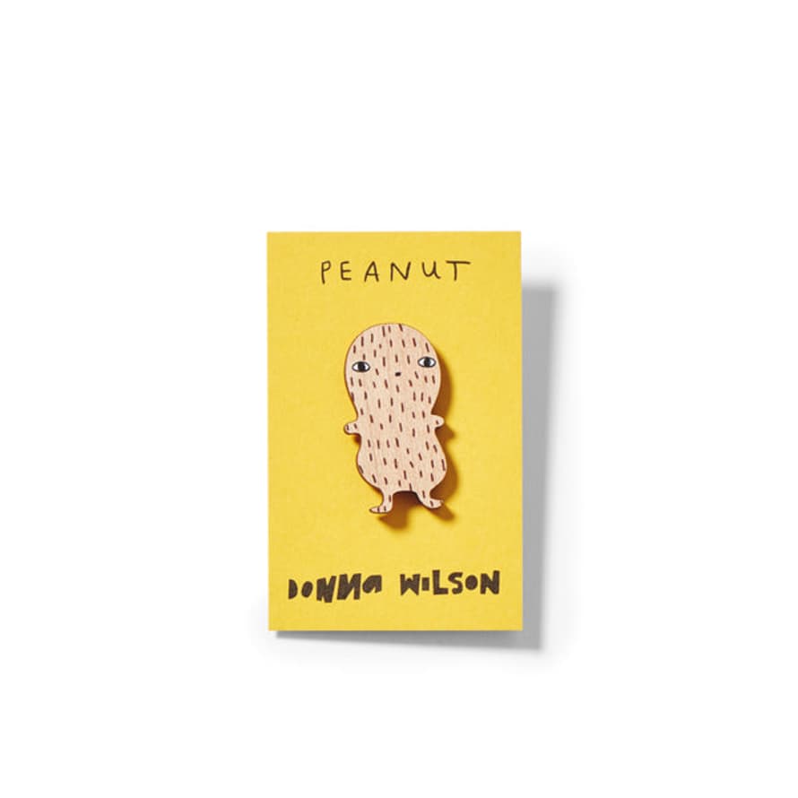 Donna Wilson Peanut Pin Badge