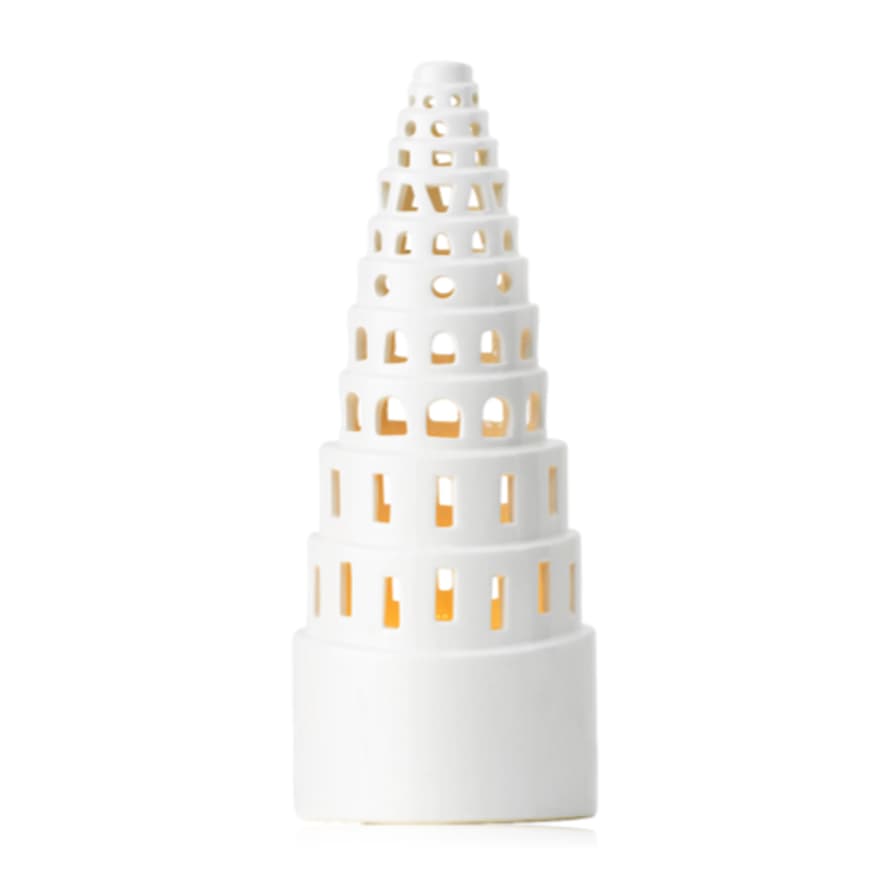 Kähler Urbania Lighthouse High Tower White Ceramic