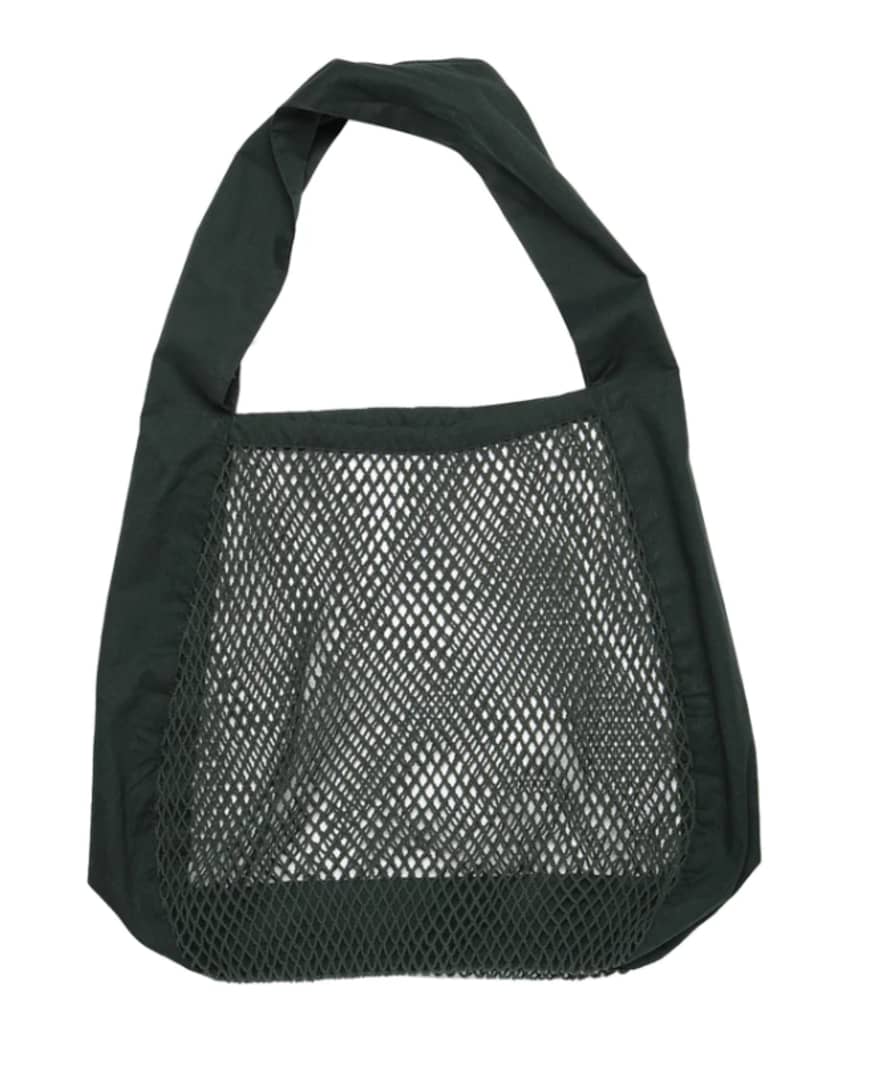 The Organic Company Net Shoulder Bag - Dark Green 