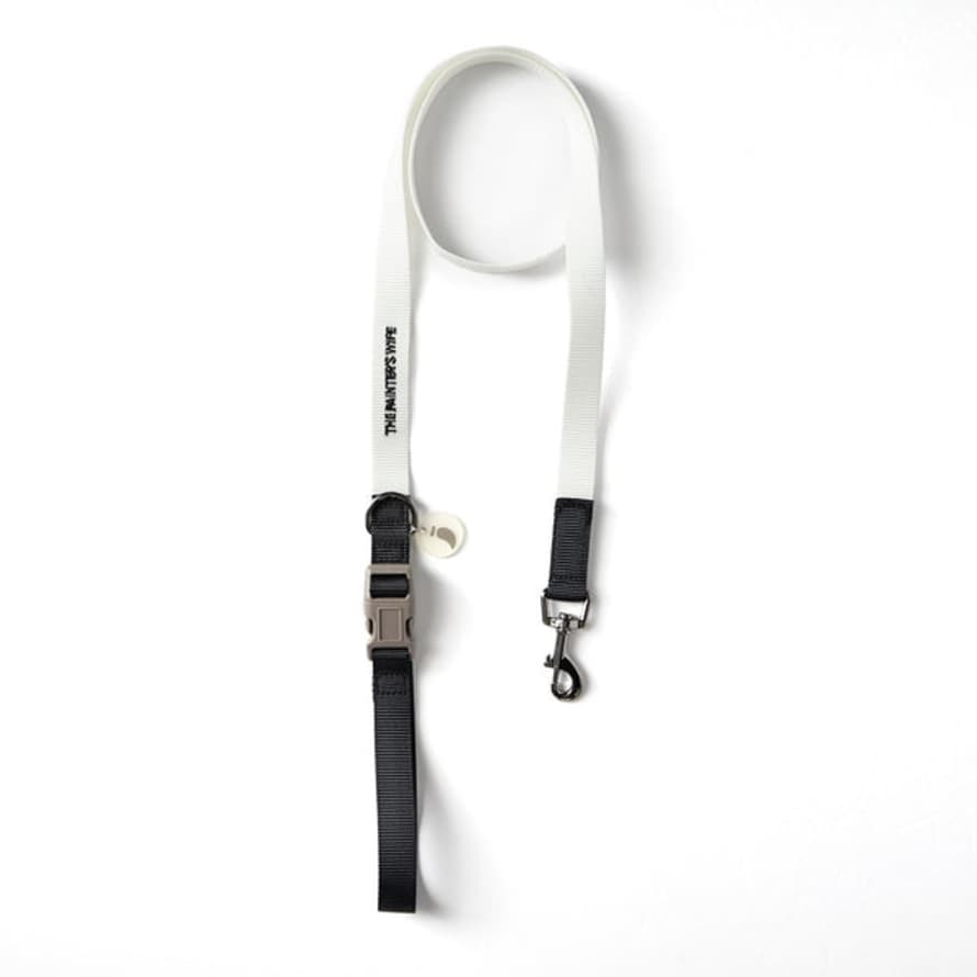 The Painter's Wife Medium Navy and White Sonia Dog Lead