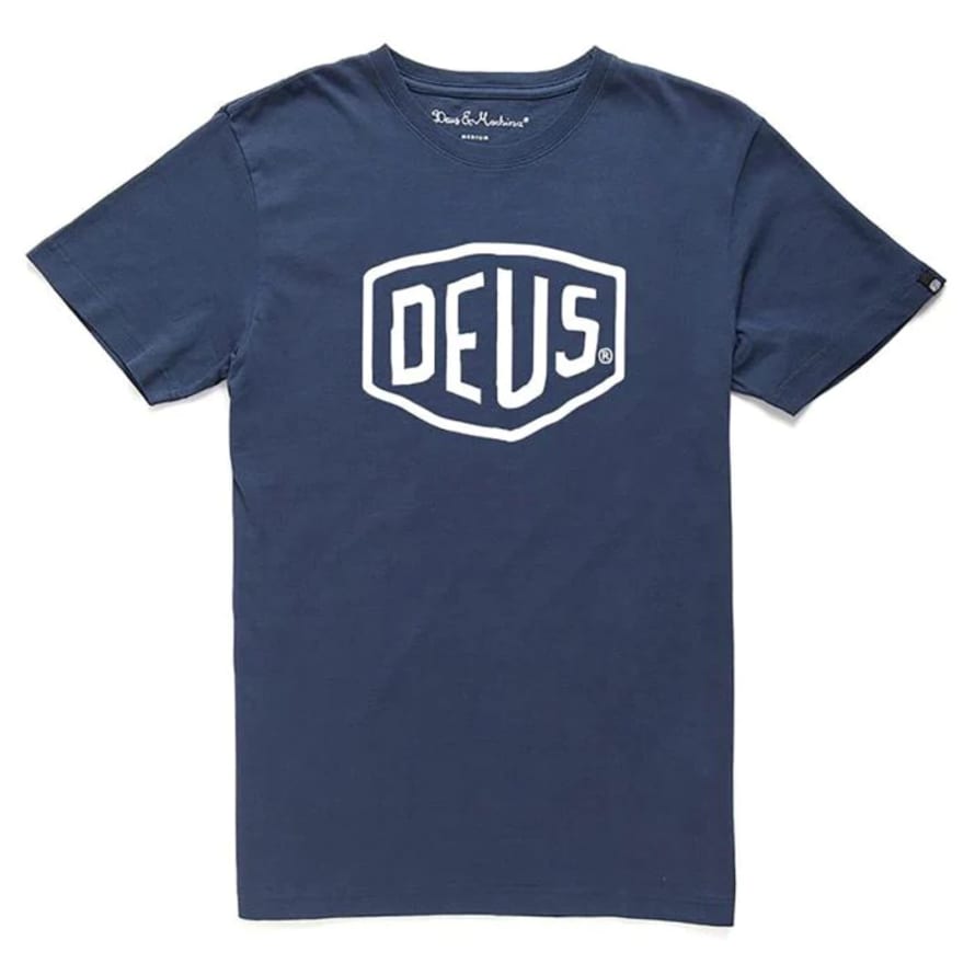 Deus Ex Machina Shield T-Shirt - Navy