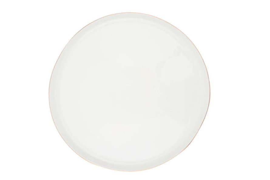 Canvas Home Abbesses Large Plate Gold Rim (Set of 4)