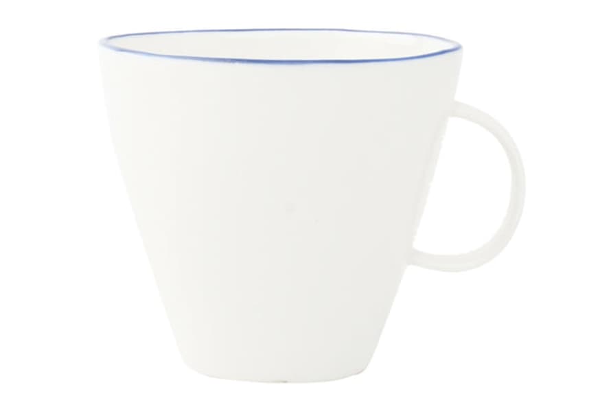 Canvas Home Abbesses Cup Blue Rim (set Of 4)