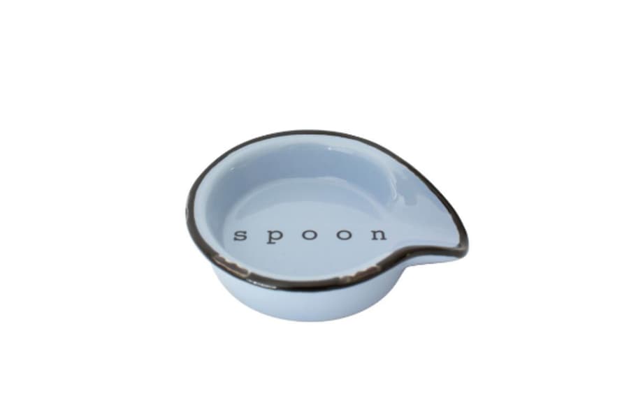 Canvas Home Tinware Spoon Rest In Cashmere Blue