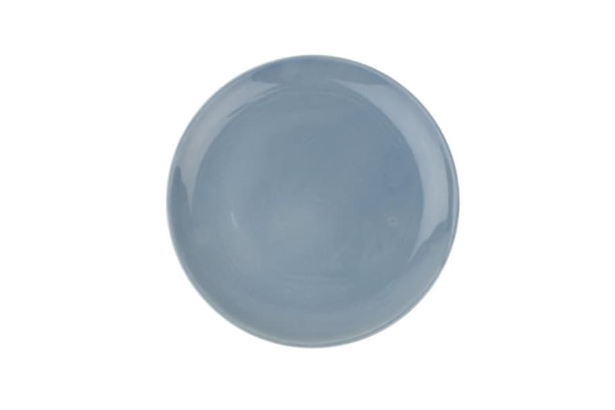 Canvas Home Shell Bisque Side Plate Blue (set Of 4)