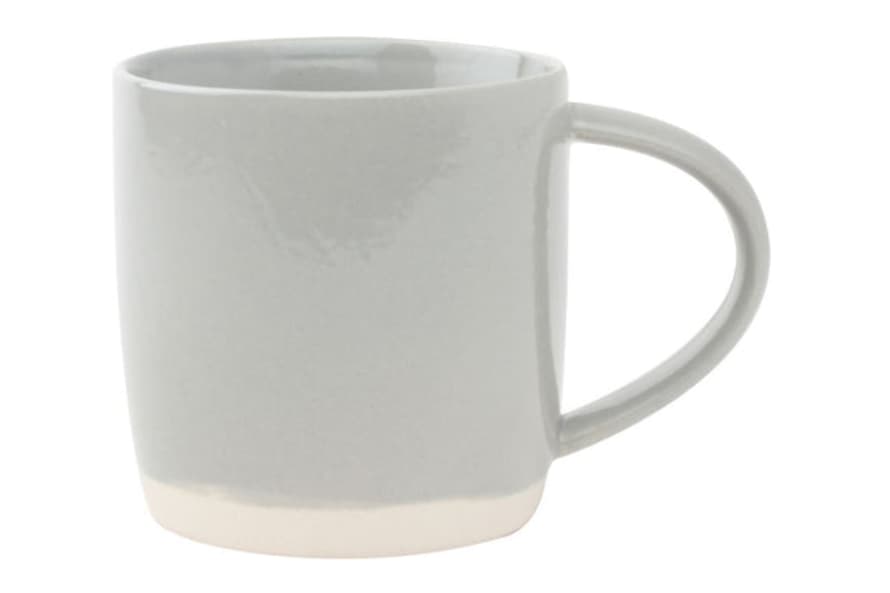 Canvas Home Shell Bisque Mug Grey (set Of 4)
