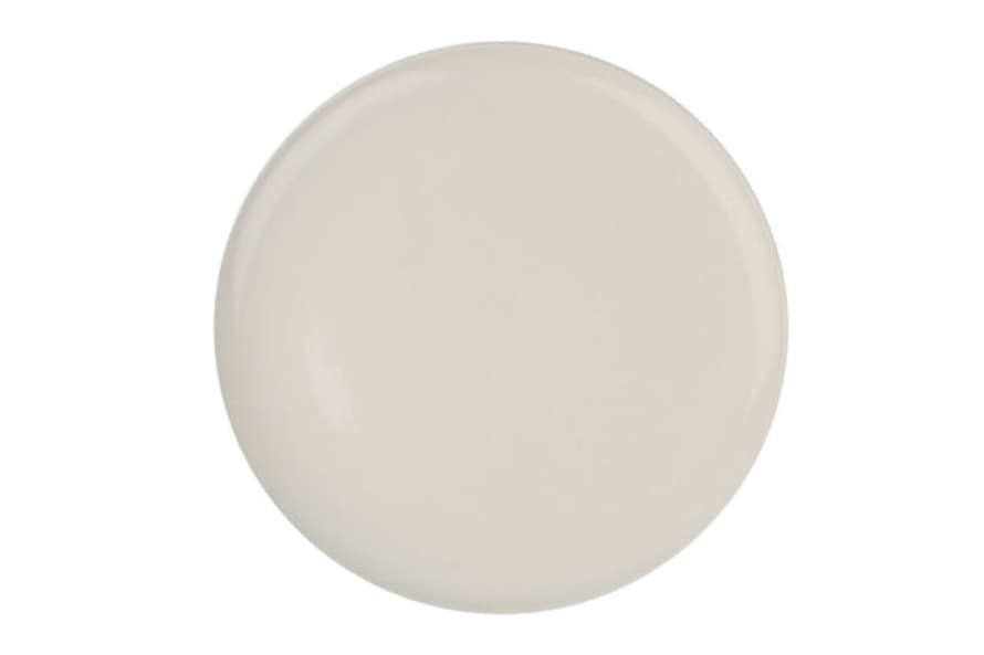 Canvas Home Shell Bisque Dinner Plate White (Set of 4)