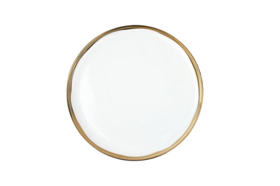 Canvas Home Dauville Side Plate In Gold (set Of 4)