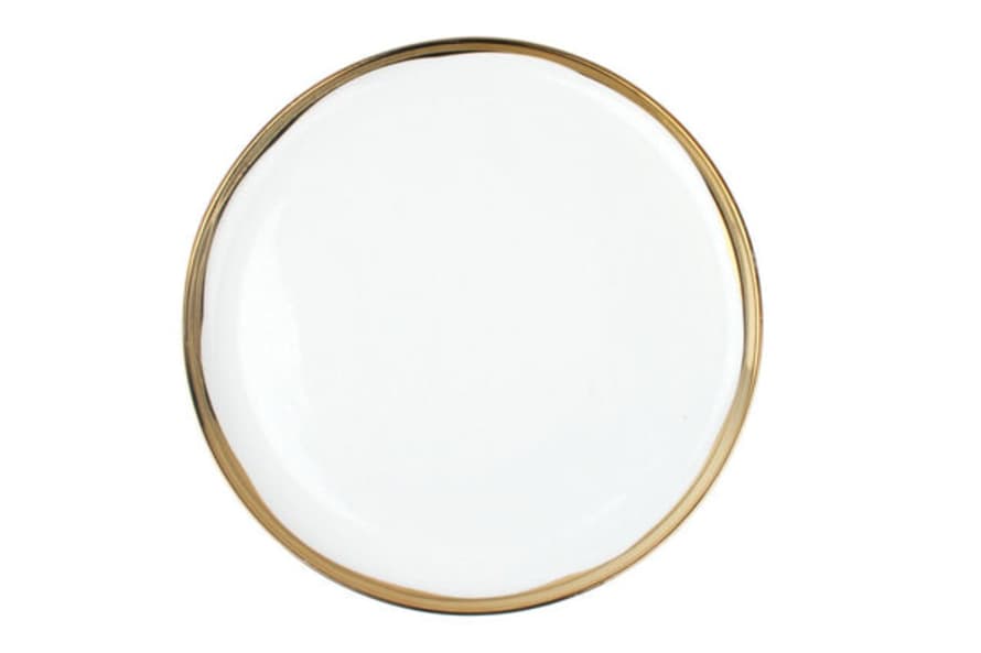 Canvas Home Dauville Dinner Plate In Gold (Set of 4)