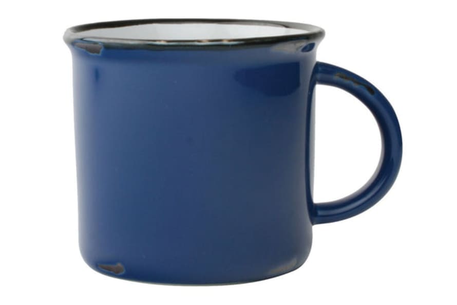 Canvas Home Tinware Mug In Blue (set Of 4)