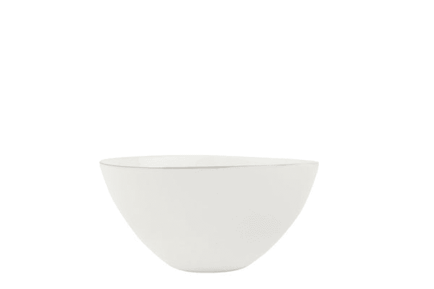 Canvas Home Abbesses Small Bowl Platinum Rim (set Of 4)
